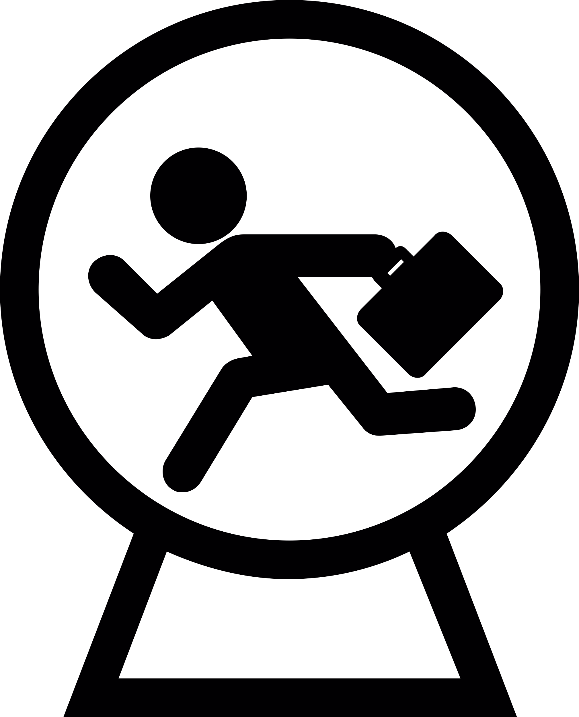 Businessman Inside A Ball Outline Svg File Free Vectors